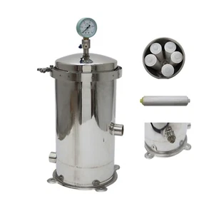 10" Stainless Steel Filter 5 PP Cotton Filter Element DN25 1" in/outlet 3-4T/H - Picture 1 of 24