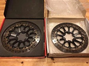 Yamaha YZF-R1 brembo race front disc rotor 6mm thickness left and right set - Picture 1 of 9