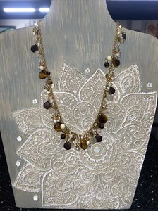 Ralph Lauren Semi Precious Stone Necklace D18 - Picture 1 of 12