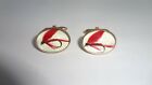 Vintage Fly Fishing Fish Hook Dome Cufflinks