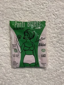 Bragas de bikini Lintree Panti 100 % elásticas de nailon de encaje OSFA EE. UU. NUEVAS EN PAQUETE rojas - Imagen 1 de 5