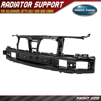 Conjunto de soporte de radiador delantero para Volkswagen Jetta Golf 1993-1999 descapotable acero Foto 1 de 4