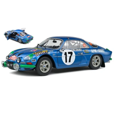 ALPINE A110 1600S N.17 RALLY MONTECARLO 1972 DARNICHE/MAHE 1:18 Solido Auto Rall - Immagine 1 di 3