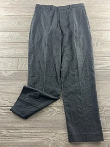 J Crew Herrenhose Größe Medium gerade Passform Hose Baumwolle-Hanf grau neu mit Etikett - Bild 1 von 11