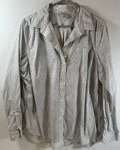Women's Duluth Trading Floral Print Wrinklefighter Button Front Shirt XXL - Picture 1 of 10