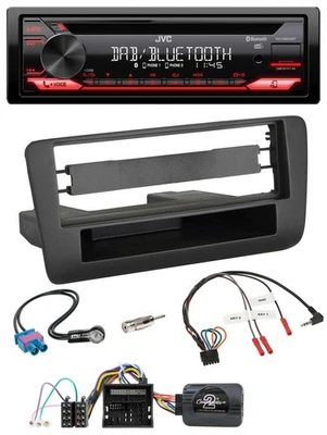 JVC CD DAB USB Bluetooth Lenkrad Autoradio für Audi A1 (ab 2010) - Bild 1 von 4