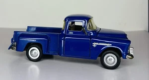 Kinsmart 1/32 1955 Chevy Step side Pickup Die Cast Collectible Truck  Blue - Picture 1 of 7