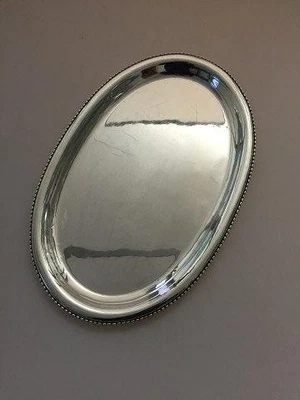 Bandeja para servir Georg Jensen de plata de ley n.º 290B Foto 1 de 4