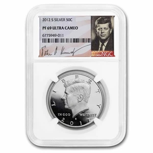 2012-S Silver Kennedy Half Dollar PF-69 UCAM NGC - Picture 1 of 3