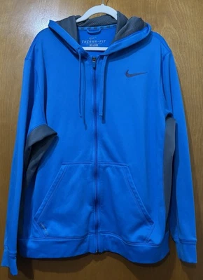 Chaqueta con Capucha Nike KO CREMALLERA COMPLETA 2.0 Azul Talla Extra Grande Foto 1 de 3