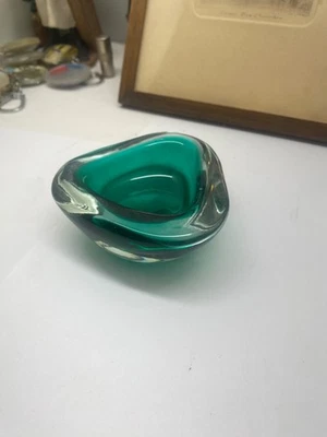 ANCIEN VIDE POCHE CENDRIER DE MURANO - Photo 1/3