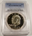 1977-S CLAD PCGS PR69DCAM EISENHOWER DOLLAR PROOF DEEP CAMEO PR 69 DC $1
