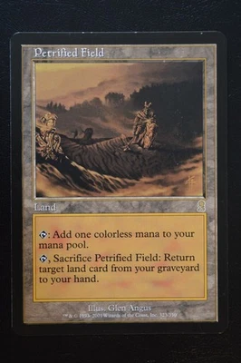 Magic The Gathering MTG PETRIFIED FIELD Odyssey LP Lightly Played - Image 1 of 2