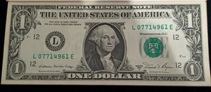 Book of 20 One Dollar Bills in Sequence 1981 uncirculated item#2556 - Picture 1 of 21