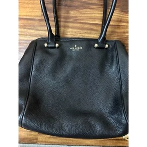 Kate Spade Handtasche schwarz Kieselleder Schultertasche - Bild 1 von 12