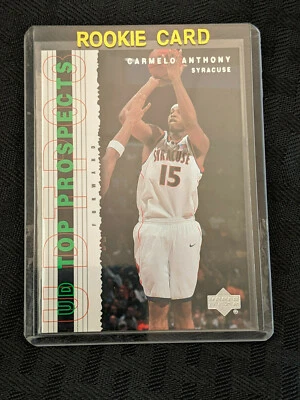 2003 Carmelo Anthony 5 Upper Deck Top Prospects Basketball Card NCAA - Image 1 of 2