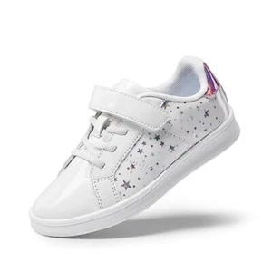 Girls Boys Sneakers Kids Toddler Tennis School Casual 13 Little Kid White - Picture 1 of 7