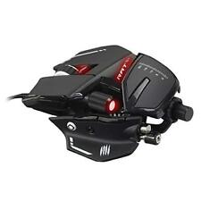 Mad Catz R.A.T.8 Plus Wired Gaming Mouse for FPS Up to 16000DPI Stepless Adjustm