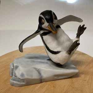 1985 Franklin Mint Porzellan Pinguin Figur "Whoops" handbemalt - Bild 1 von 8