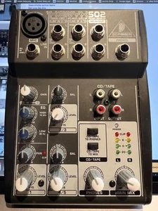 Behringer XENYX Q502 5-input Mixer Only! Lost Power Supply at a Session. - Picture 1 of 4