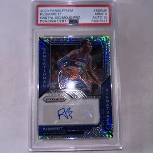 RJ Barrett 2020 21 Panini Prizm Sensational Signatures Mojo Autograph /25 PSA 9 - Picture 1 of 10