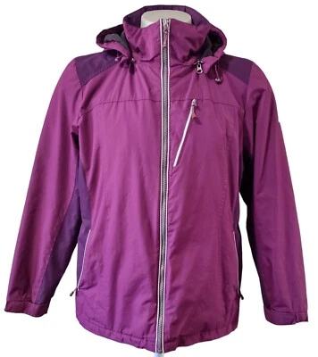 ZeroXposur Coat Womens Size XL Full Zip  3 Zip Pockets Hood Purple Shell Only - Image 1 of 4