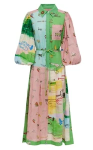 ALEMAIS - VESTIDO CAMISA JET, TALLA AU 8, PRECIO DE VENTA SUGERIDO POR EL FABRICANTE $695 - Imagen 1 de 2