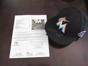 JOSE FERNANDEZ MIAMI MARLINS SIGNED AUTO 2013 ALLSTAR GAME NEW ERA CAP HAT JSA - Picture 1 of 8