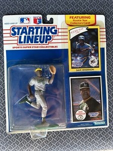 Starting Lineup Dave Henderson 1990 kenner figure sealed oakland athletics