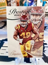 2023 Tuli Tuipulotu Panini Prestige Rookie Card #382 Los Angeles Chargers