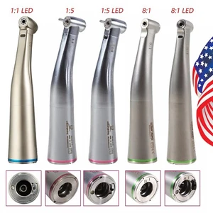 Dental 1:5 1:1 8:1 Endo Handpiece Fiber Optic LED Contra Angle For NSK E Type OR - Picture 1 of 22