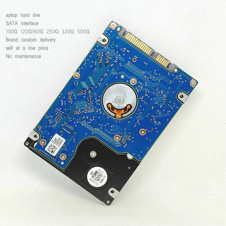 Toshiba Hitachi Fujitsu Samsung 100G 120G 160G 250G 320G 500G  SATA Notebook HDD - Image 1 of 4