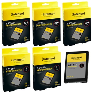Intenso Performance Interne SSD Festplatte 2,5" 128 GB 250 GB 500 GB 1 TB 2 TB - Picture 1 of 13