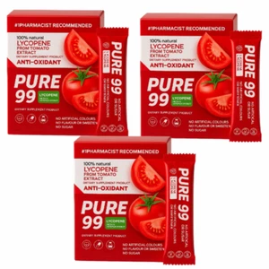 3x Lycopene Tomato Vitamin Skin care Reduces wrinkles Antioxidants Pure99 30pcs. - Picture 1 of 9