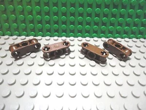 Lego 4 Classic Brown technic axle and pin joiner perpendicular connector - Picture 1 of 1