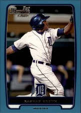 2012 (TIGERS) Bowman Draft Draft Picks Blue #BDPP131 Rashad Brown/500