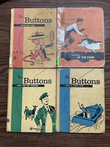 Vintage Lot Of The Buttons By Edith S McCall Hardcover/At The Farm And Mr Pete 4 - Picture 1 of 9