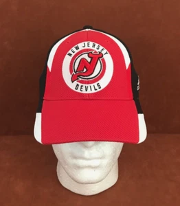 ADIDAS NHL Cap Hat ~ NEW JERSEY DEVILS ~ Size L/XL ~ Fitmax 70 ~ Excellent - Picture 1 of 7