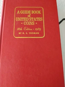 Whitman 1985 Red Book of United States Coins 38th Edition Yeoman Hardcover Book - Picture 1 of 1