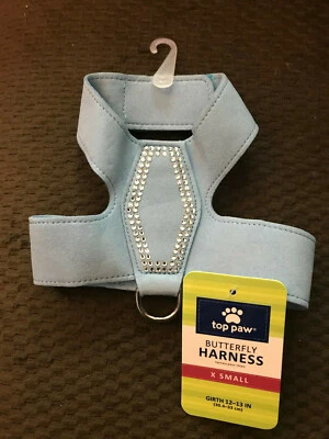 Arnés Mariposa - Azul Claro con Bling - Pata Superior - XXS, XS Foto 1 de 2