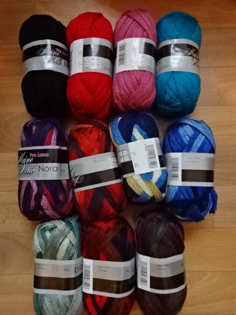 Pro Lana Nora Rüschengarn Rüschchengarn Effektgarn 100g Knäuel Schal stricken