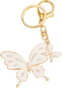 Llavero mariposa rosa acero inoxidable Eichmüller con anillo y mosquetón - Imagen 1 de 2