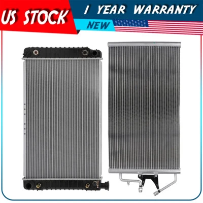 Radiator and AC Condenser Kit For 1996 1997 1998 Chevrolet K1500 - Image 1 of 4