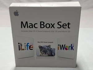 Apple Mac Box Set Snow Leopard iLife iWork 2009 v10.6 - Upgrade for Mac MC209Z/A - Picture 1 of 5