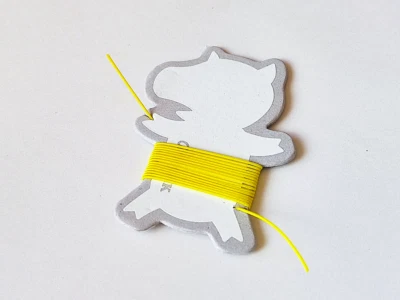 CABLE/CUERDA VÁLVULA ROTOR BOCINA SMKC [Amarillo] Foto 1 de 3