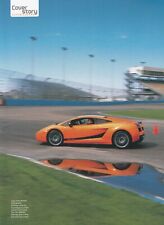 Produktbild - LAMBORGHINI GALLARDO Superleggera Prospekt Brochure Test Sonderdruck EVO M