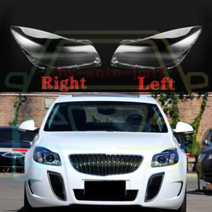 LH&RH Side Headlight Lens Cover+Sealant Glue For Buick Regal GS 2011-2013  - Picture 1 of 9
