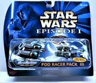 Star Wars Micro Machines Episode I Pod Racer Pack III Galoob/Tomy Mint Condition