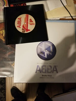 ABBA Voulez Vous RSD Record Store Day 12" Blue Glitter LP + Journal Prototype! - Image 1 of 4
