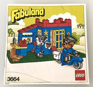 Lego Fabuland 3664 Poizeistadion -Bauanleitung - Bild 1 von 1